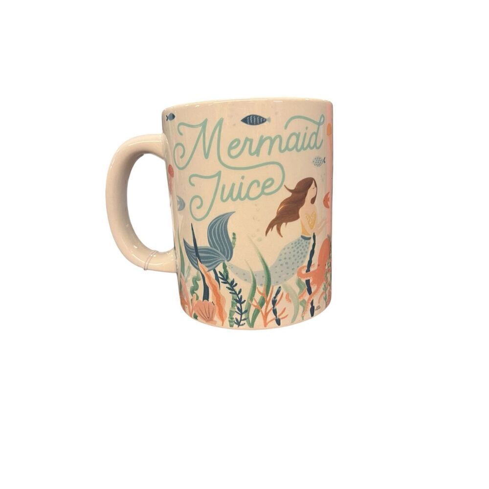 Beachcombers coastal life mermaid juice large coffee tea mug beach ocean sea - Picture 2 of 4